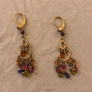 Gold Dangling Earrings